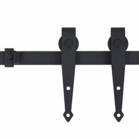 Ophangset voor minischuifdeur 152 cm koolstofstaal
