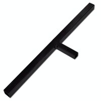 Grondboor met handvat en schroefkop (dubbele schroef) 80 mm (zwart)