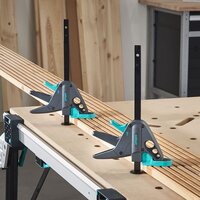 Werktafelklem PRO 65-150-W zwart en groen