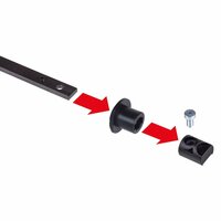 Werktafelklem PRO 65-150-W zwart en groen