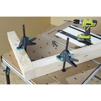 Werktafelklem PRO 65-150-W zwart en groen