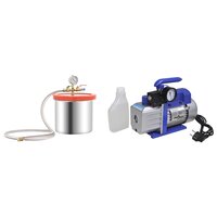 Vacu&uuml;mkamer met 1-traps pomp 7,4 L
