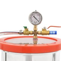 Vacu&uuml;mkamer met 1-traps pomp 7,4 L