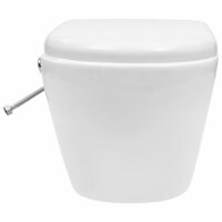 Hangend toilet randloos met bidetfunctie keramiek wit