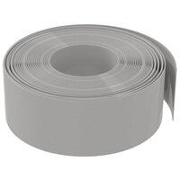 Tuinranden 3 st 10 m 20 cm polyetheen grijs