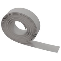 Tuinranden 4 st 10 m 15 cm polyetheen grijs