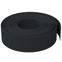 Tuinrand 10 m 15 cm polyetheen zwart