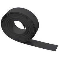 Tuinrand 10 m 15 cm polyetheen zwart