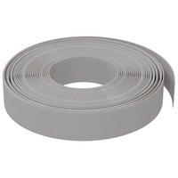 Tuinranden 5 st 10 m 10 cm polyetheen grijs