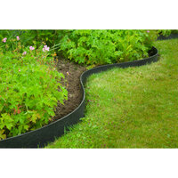 Borderrand getextureerd 0,12x24 m 5 mm zwart