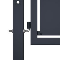 Poort 350x75 cm staal antraciet
