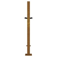 Poort 105x80 cm grasontwerp cortenstaal