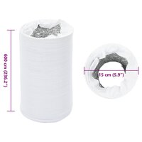 Ventilatieslang &Oslash;15 6 m cm aluminium en PVC
