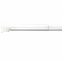 Douchegordijnstang telescopisch 70-115 cm wit 55101