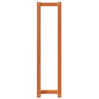 Handdoekenrek 23x18x90 cm massief grenenhout wasbruin
