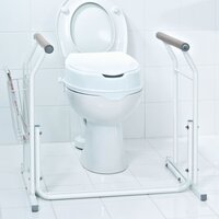 Toiletgreep mobiel 150 kg wit A0110101