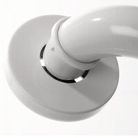 Badkamer handgreep 30 cm aluminium wit A00130101