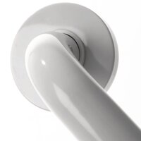 Badkamer handgreep 30 cm aluminium wit A00130101