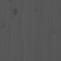 Haardhoutrek 110x35x108,5 cm massief grenenhout grijs