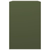 Haardhoutrek 60x40x60 cm staal groen