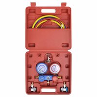 Vacu&uuml;mpomp 100 L/min met 2-voudige manometerset
