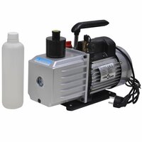 Vacu&uuml;mpomp 100 L/min met 4-voudige manometerset