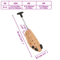 Schoenspanner EU&nbsp;39-41 massief beukenhout