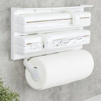 Rolhouder wandmontage wit