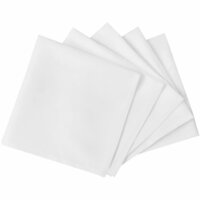 Servetten wit 10 stuks 50 x 50 cm