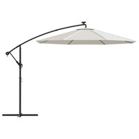 Vervangingsdoek voor zweefparasol 300 cm zandwit