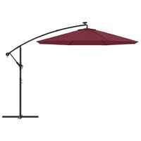 Vervangingsdoek voor zweefparasol 300 cm bordeauxrood