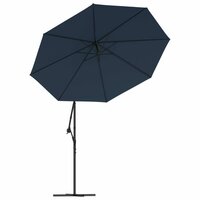 Vervangingsdoek voor zweefparasol 350 cm blauw