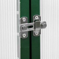 Tuinkas met basisframe 169x114x195 cm aluminium groen