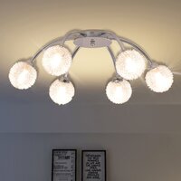 Plafondlamp met 6 LED-lampen G9 240 W