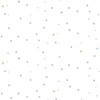 Behang Mondo baby Little Stars blauw en wit