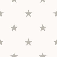 Behang Friends &amp; Coffee Little Stars lichtgrijs en wit