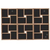 Fotolijst voor 24x(10x15 cm) foto MDF lichtbruin