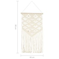 Wandhanger macram&eacute; 40x80 cm katoen
