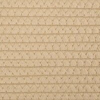 Opbergmanden 2 st &Oslash; 28x28 cm katoen beige en wit