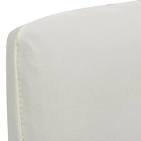 Stoelhoezen 4 st stretch recht cr&egrave;mekleurig
