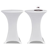 Statafelhoes Stretch &Oslash;70cm Wit (2 stuks)