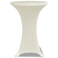 Statafelhoes Stretch &Oslash;80cm Cr&egrave;me (2 stuks)