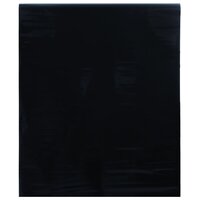 Raamfolies 3 st statisch mat PVC zwart