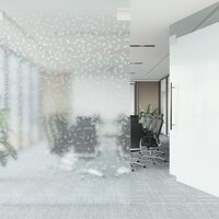 Raamfolies 5 st mat 3D regenboogpatroon PVC