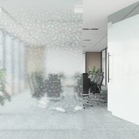 Raamfolies 5 st mat 3D regenboogpatroon PVC