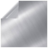 Zwembadfolie solar drijvend rechthoekig 10x5 m PE zilverkleurig