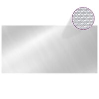 Zwembadfolie solar drijvend rechthoekig 10x5 m PE zilverkleurig