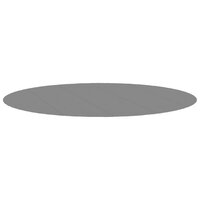 Zwembadgrondzeil &Oslash;550 cm polyester geotextiel lichtgrijs