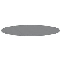 Zwembadgrondzeil &Oslash;306 cm polyester geotextiel lichtgrijs