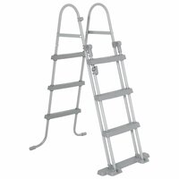 Zwembadladder Flowclear met 4 treden 107 cm